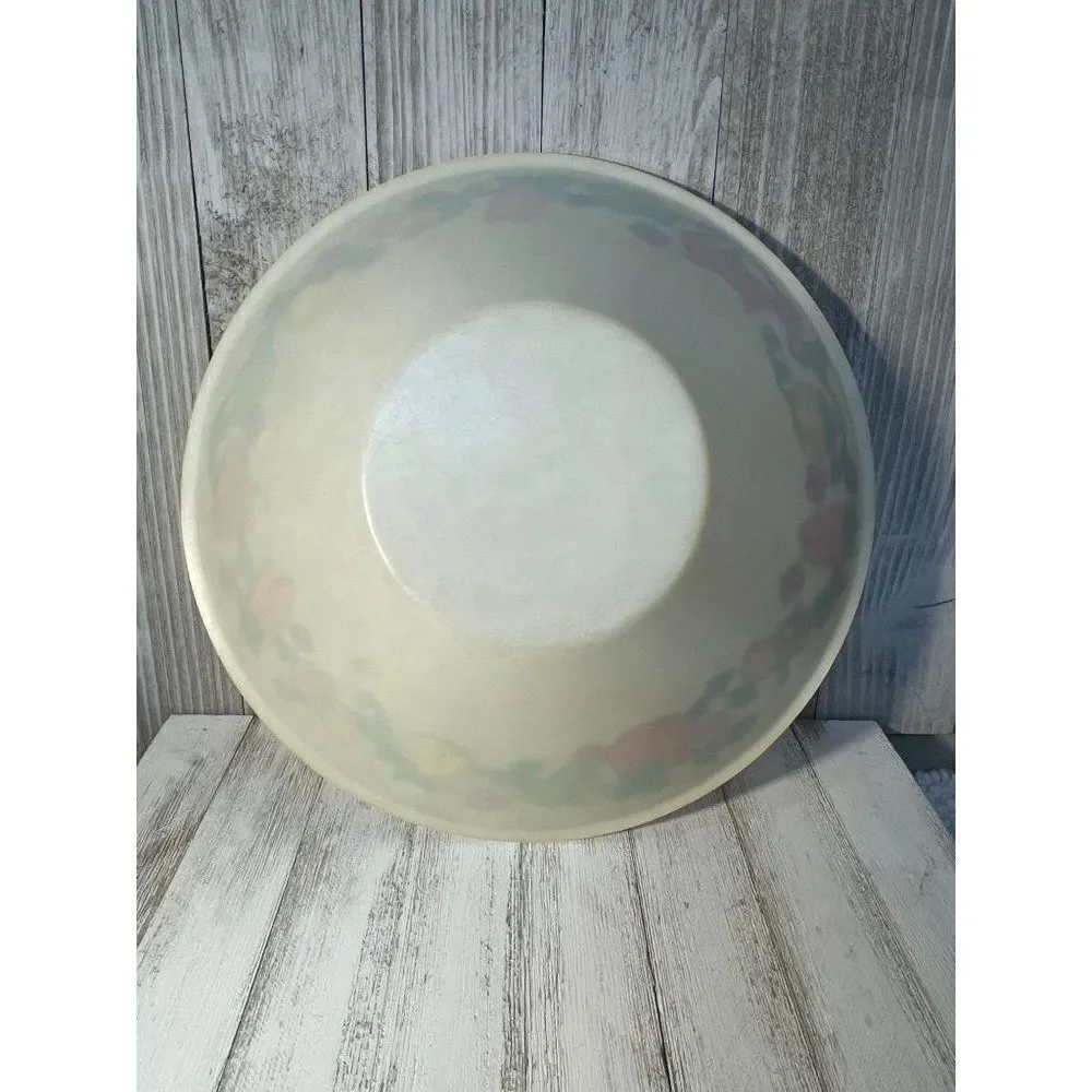 Vintage Plastic Salad Serving Bowl Vegetable Design Spice of Life